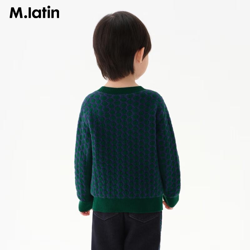 

M.Latin Kids Winter Embroidered Round Neck Sweater 100cm