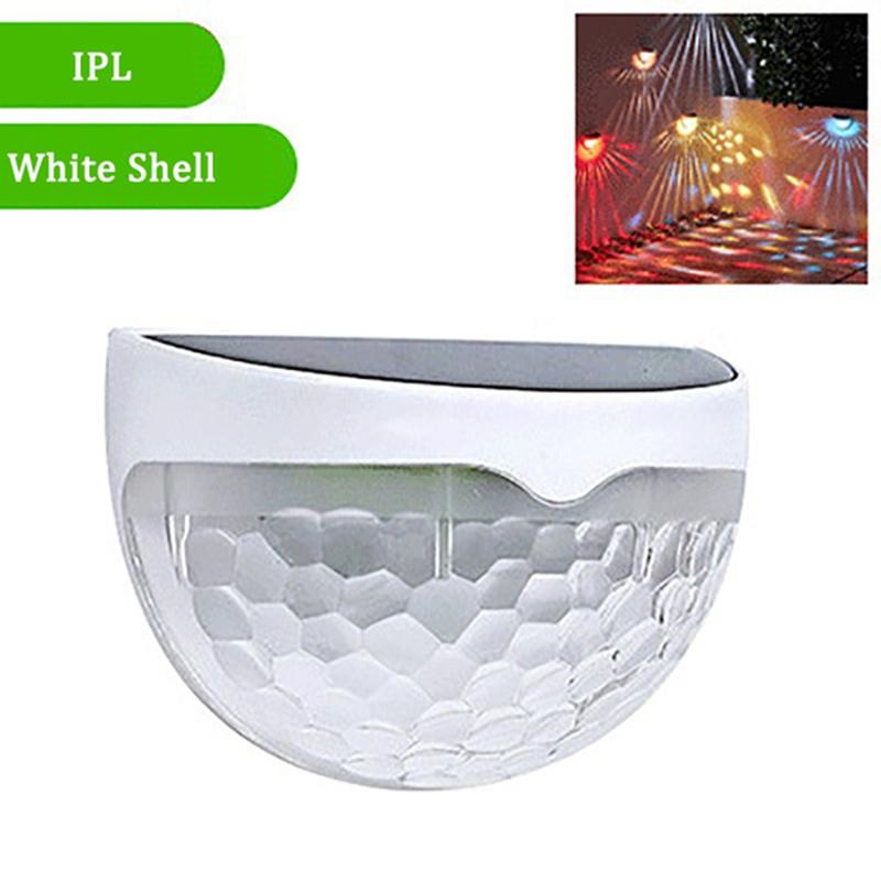LED Solar Light Outdoor Wall Lamps Energy Garden Lamps Waterproof Solar Fence Lamp Christmas Decoration Festoon Led Light