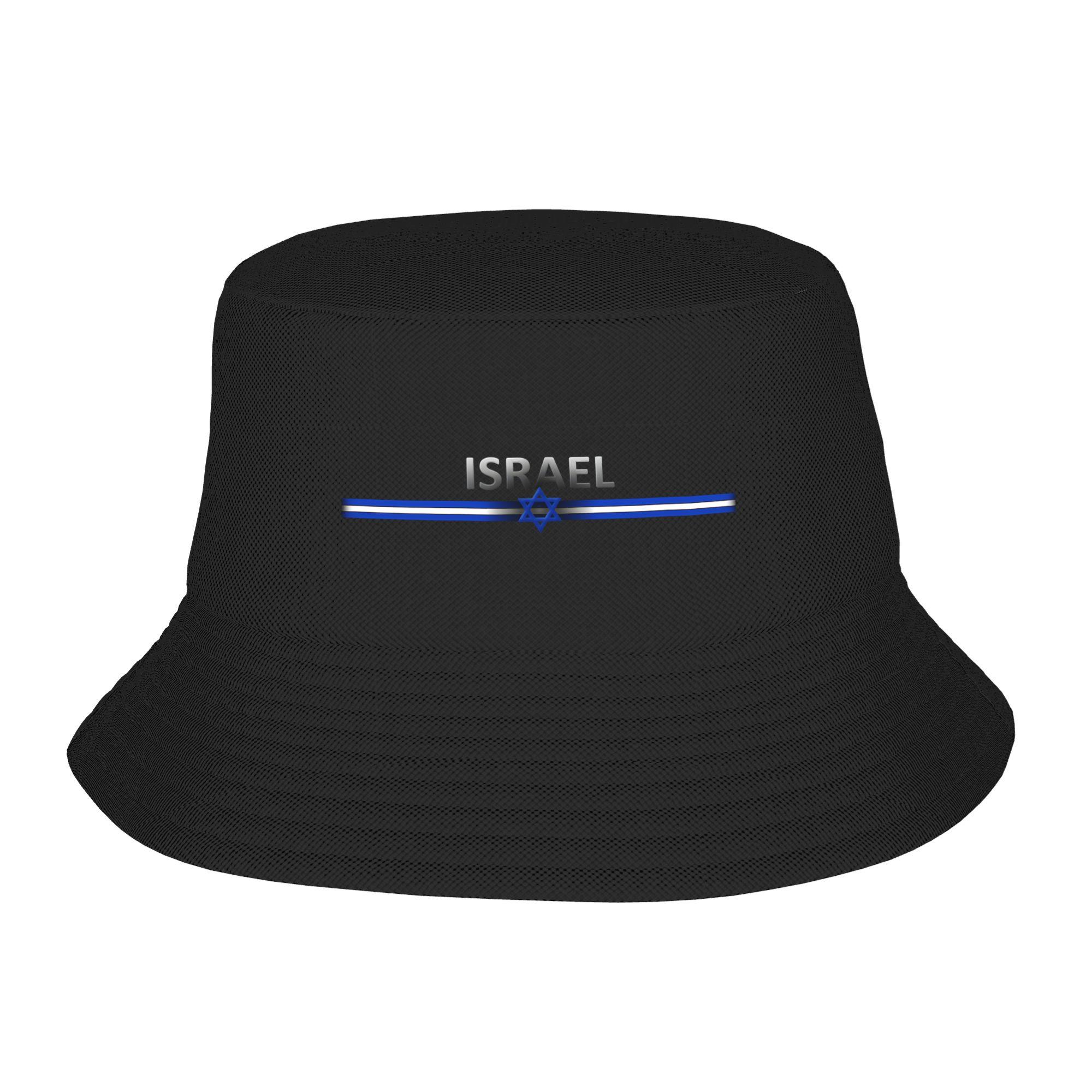 

Israel Flag Bucket Hat Unisex Women Fashion Summer Beach Sun FisherUnisex Cap One Size