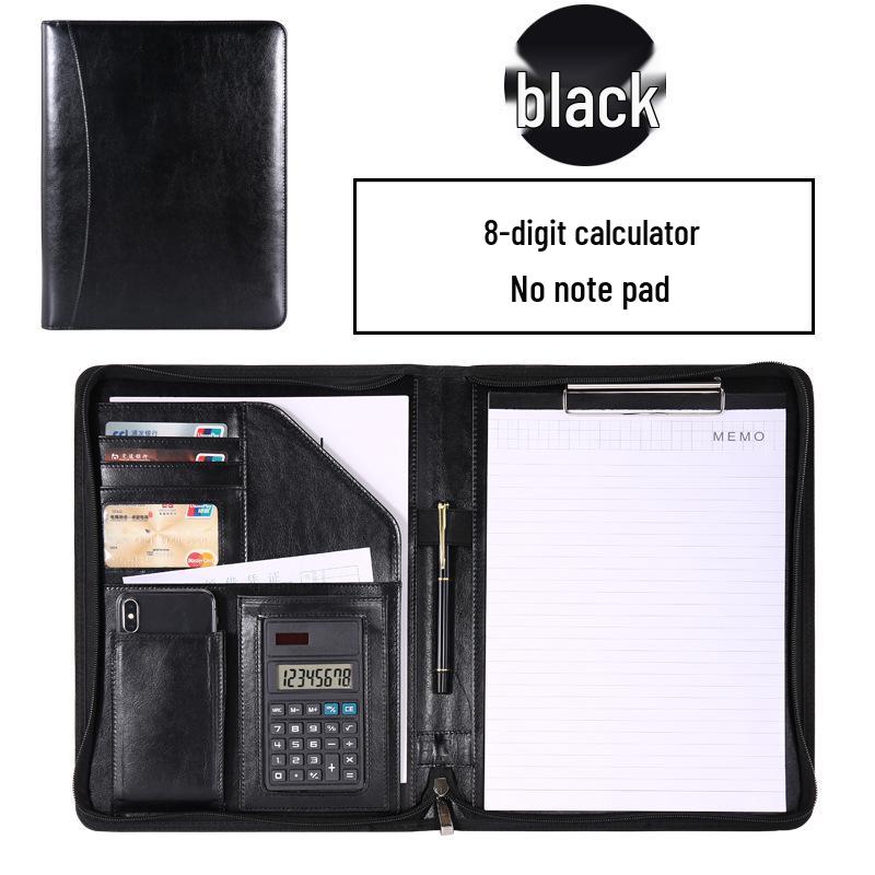 Manufacturer A4 Manager Zippered Business Ring Binder & Clipboard