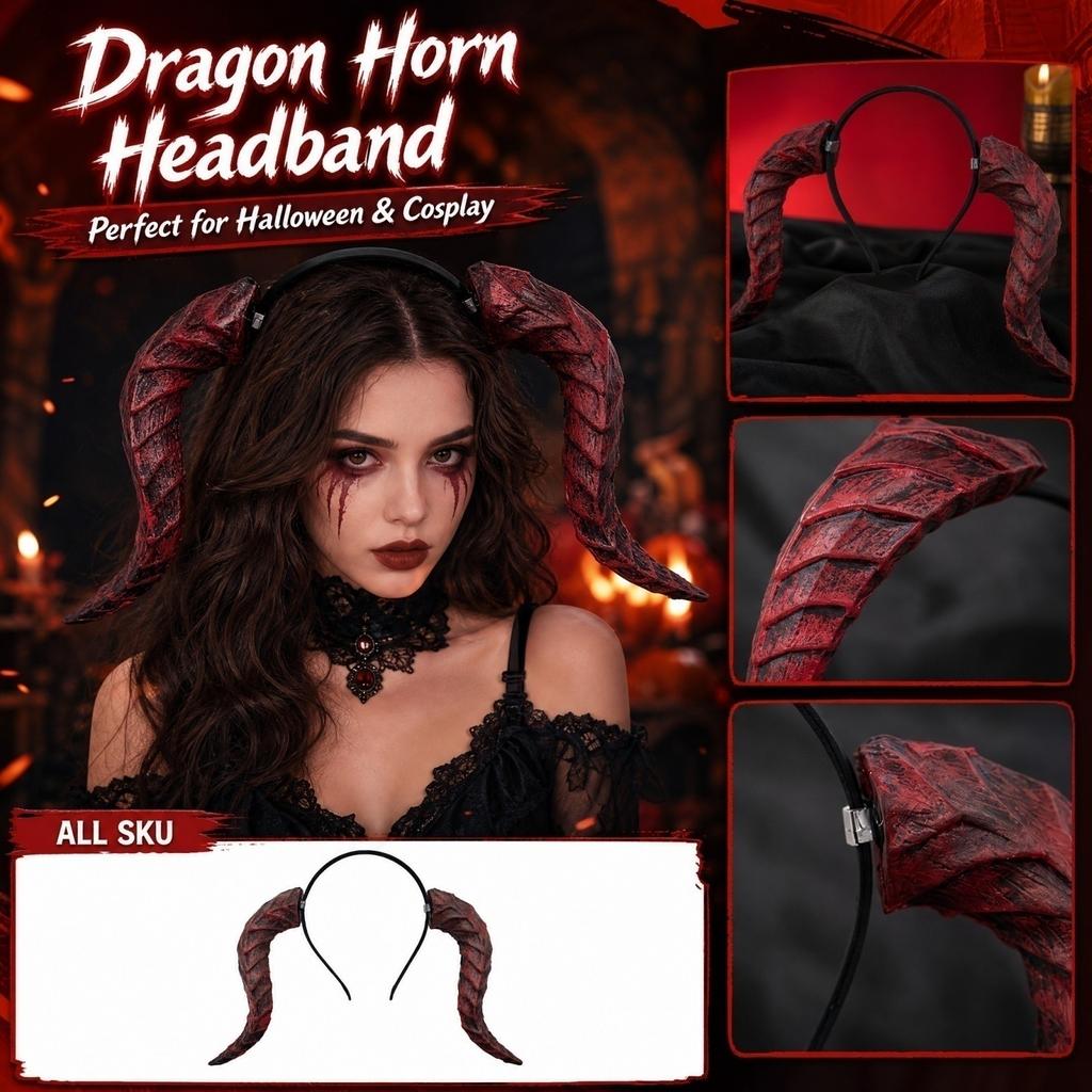 Halloween Headband Bull Headpiece for Costume Party Color