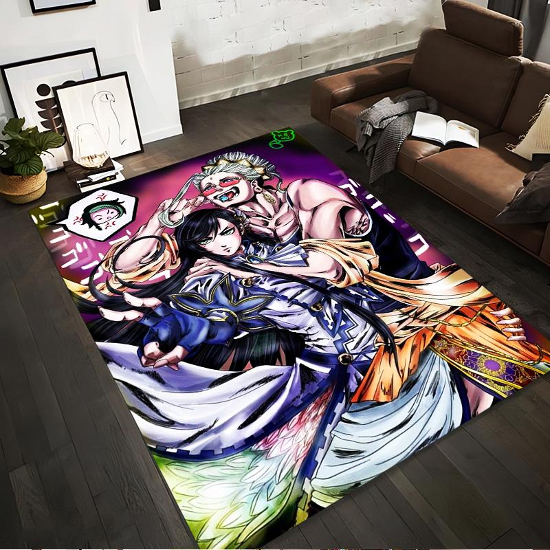 

Anime-Style Carpet with Bold Character Design and Vivid Colors Suitable for use as an anti-slip for living room bedroom sofas 40x60cm( 15x23in )