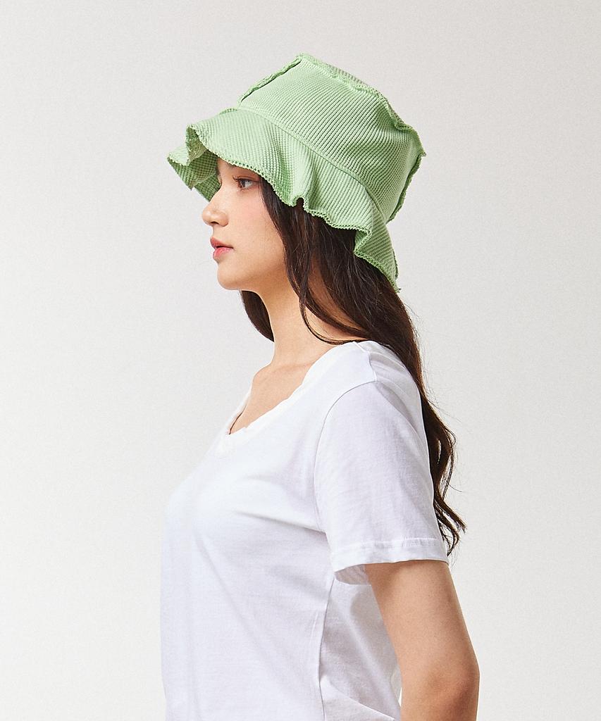 Weibeugeon Waffle Bucket Hat Apple Green