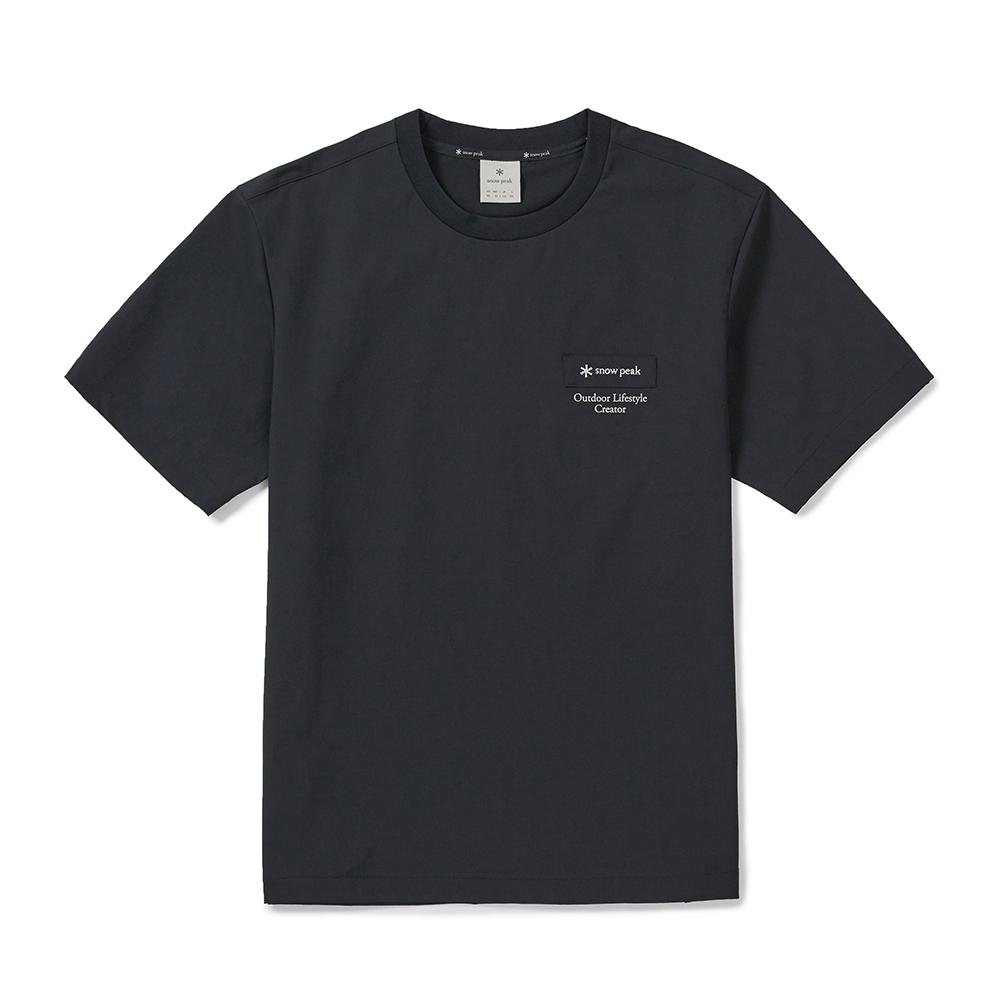 SNOWPEAK Lago Air Short Sleeve T-shirt Dark Navy (S25MMTTS26)