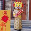 Dragon Zodiac Mascot Costume: New Year Cartoon Performance Outfit