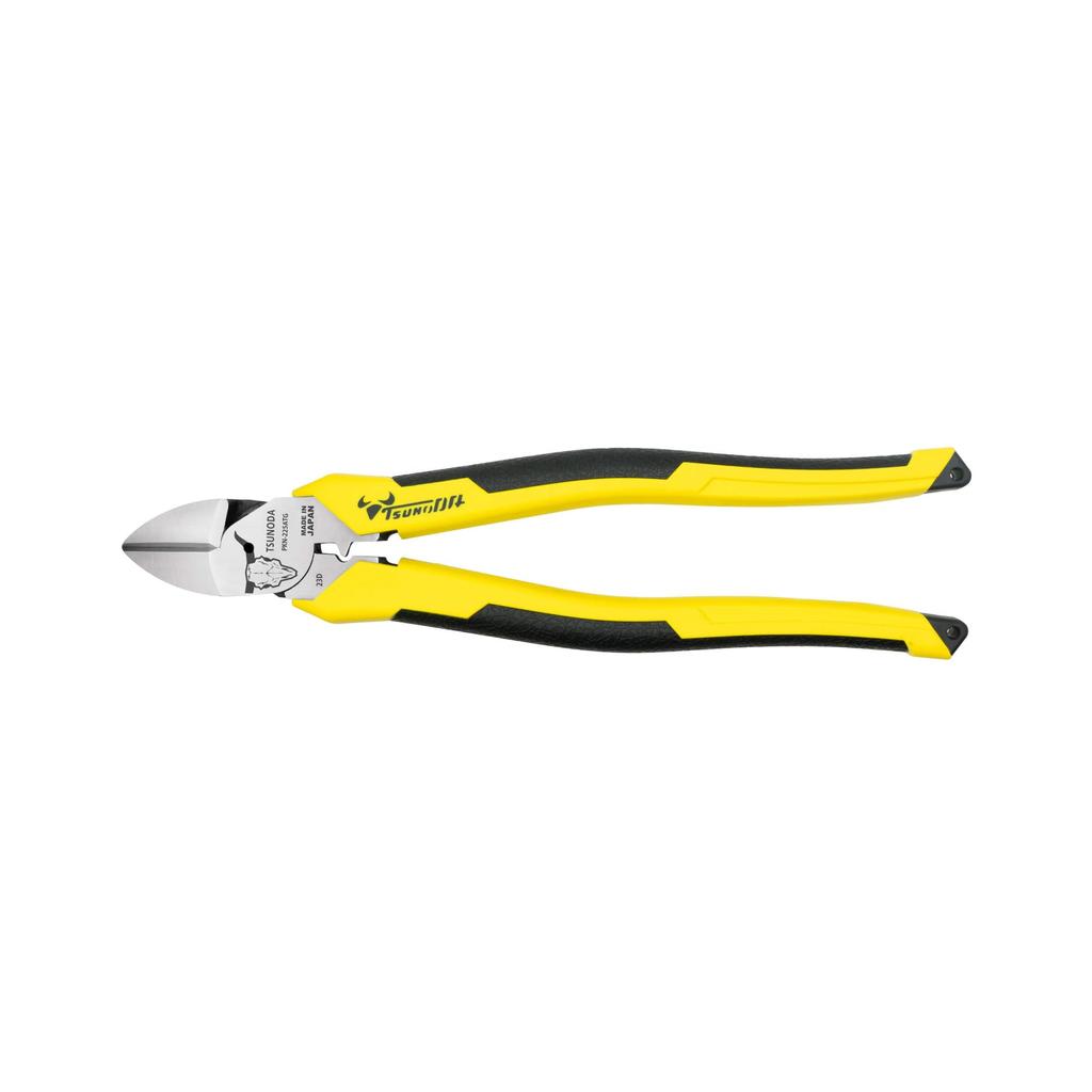 [Tsunoda] Power Hard Wire Offset Nipper with Crimper 225mm PKN-225ATG