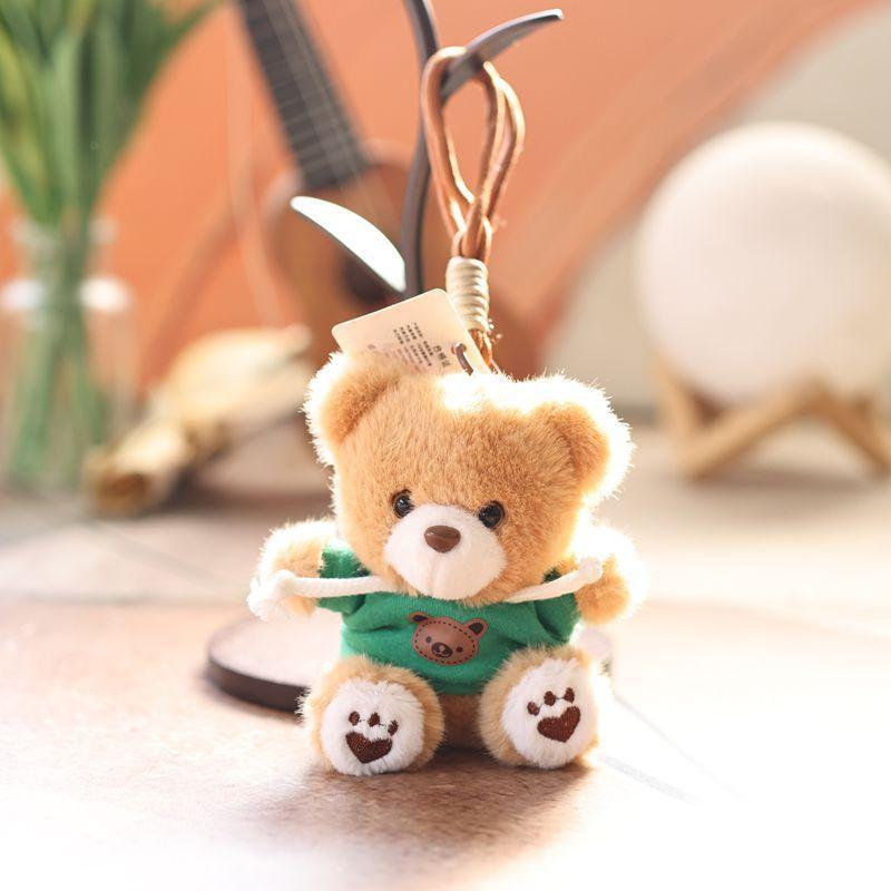 Cute Animal Plush Doll With Pp Cotton Filling For Bag Decor And Gift