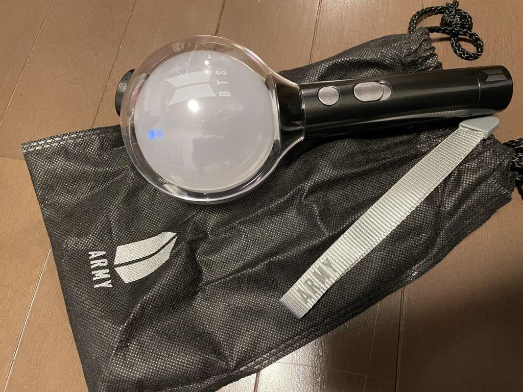 [USED] BTS Light Stick Black with Storage Bag