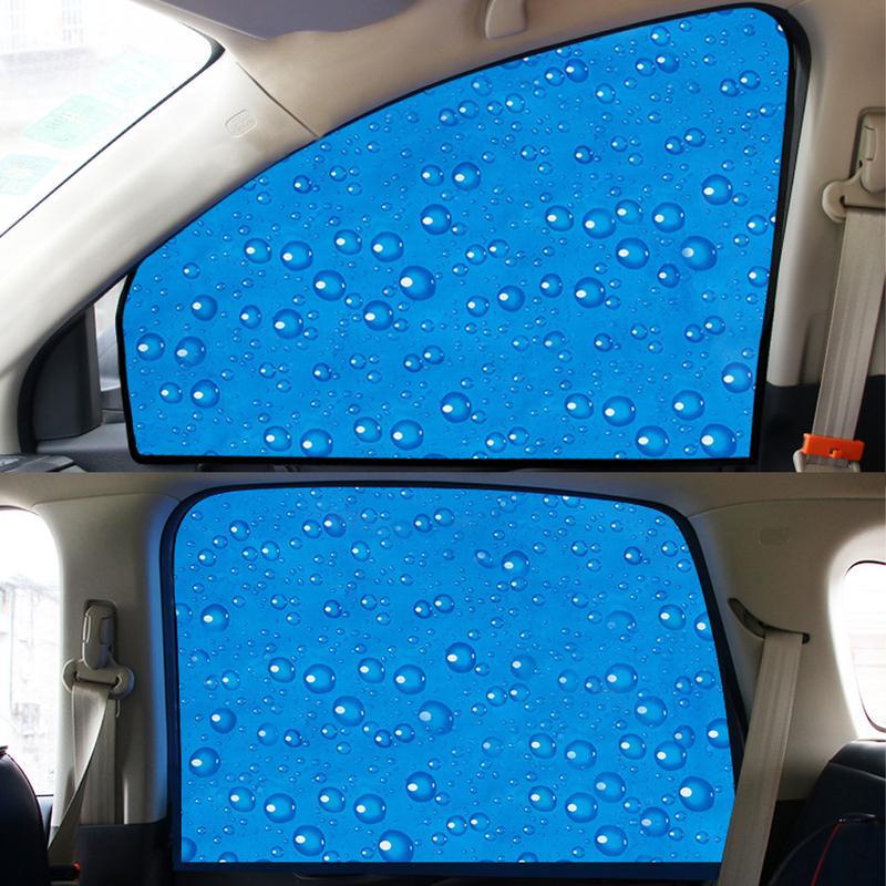 4pcs Magnetic Window Sun Shade for Side Window Heat Blocking Sun Protection Adjaustable Car Window Sunshades