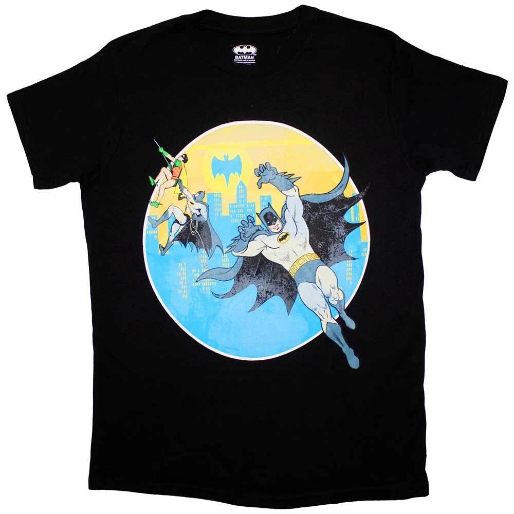 DC Comics Unisex T-Shirt: Batman Bat Leap (Medium) 2XL