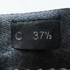 Very Good CHANEL Sneakers COCO Mark Logo Knit Sneakers/socks Gray Women 37.5 Used