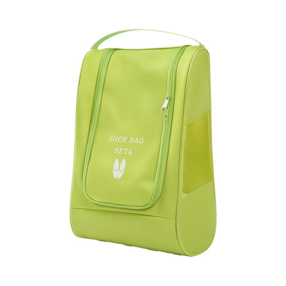 Hand-Held Shoe Storage Bag Breathable Golf Shoe Bag Portable Football Boot Bag  Unisex зелёный