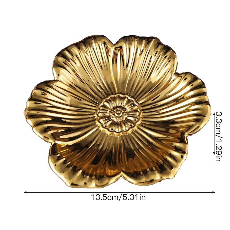 Creative Flower Metal Dessert Display Stand Decorative Cake Holder Cupcake Pastry Candy Display Plate for Wedding, Party