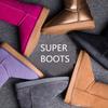 Fashion Fur One Real Fox Hair Over The Knee Boots Inside Elevating Women'S Boots Long Boots Super High Leather Waterproof Snow Boots