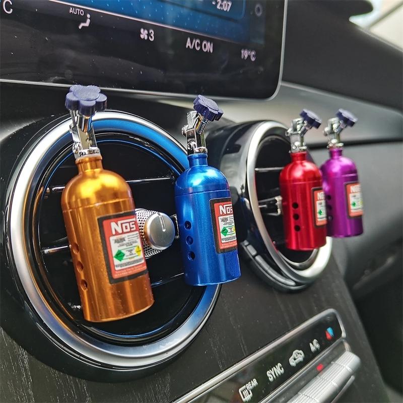 NOS Car Air Freshener Model Vent Outlet Perfume Clip Solid Perfume Auto Fragrance Smell Car Dashboard Decoration Ornament