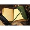 Handmade Leather Bound Journal: Vintage Deckle Edge Paper Grimoire