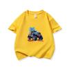 Kids Cotton T Shirt Cool Watercolor Offroad Car Print Crew Neck Short Sleeve Tee Casual Breathable Boys Girls Summer Tops