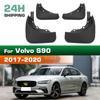 4 Stück Auto-Schmutzfänger Spritzschutz Kotflügel Auto-Schmutzfänger Kompatibel mit Volvo S90 2017 2018 2019 2020