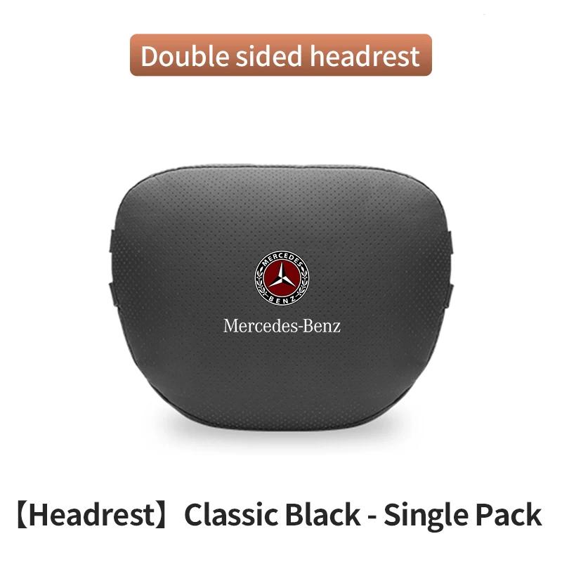 

Car Sticker Mercedes Benz A B C E S V R Class GLB GLC GLE Sprinter Pilot SLK SLC AMG W204 ML Car Headrest Neck Support Seat Soft чёрный