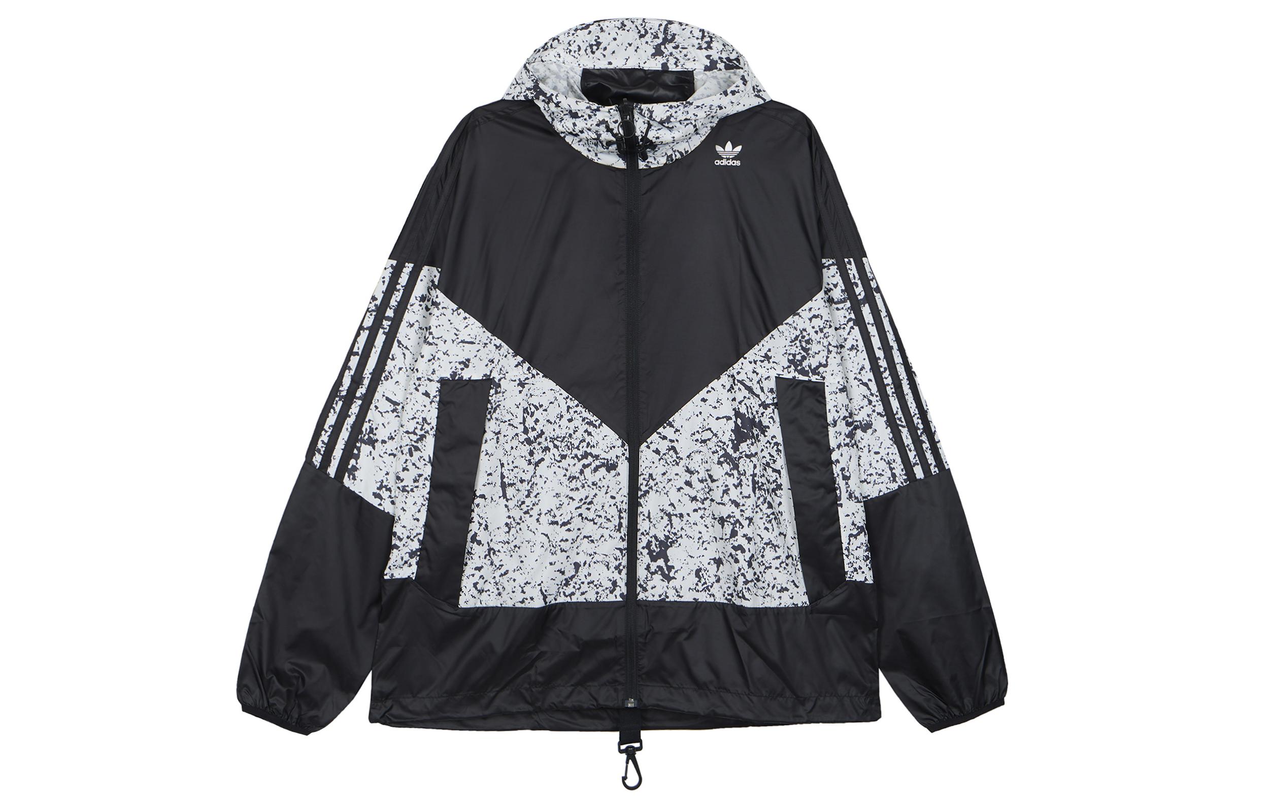 Adidas Originals Karkaj Jackets Men s Black/White Hooded Moderate Other DV1965 XS