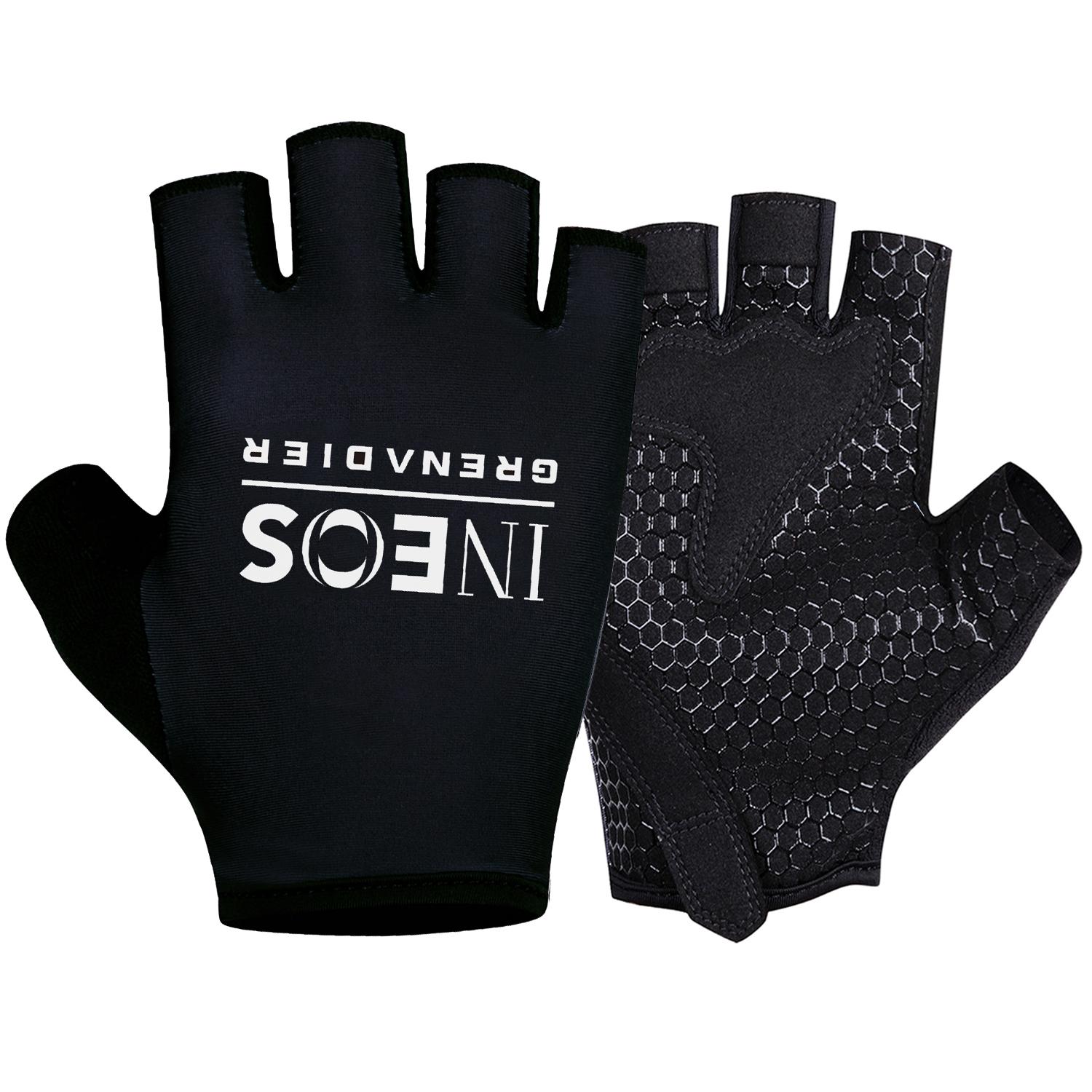 

New UAE Cycling Gloves Bike ORBEA RACING Gloves Half Finger MTB Fitness Gloves Running Fitness Riding Bicycle Sports Gloves M темно серый