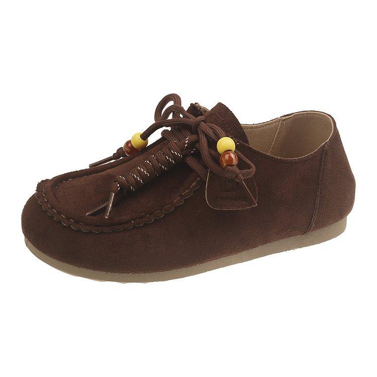 Autumn Heightening Birkenstocks New Lace-up Casual Retro Soft-soled Lazy Light Going Out Single Shoes
