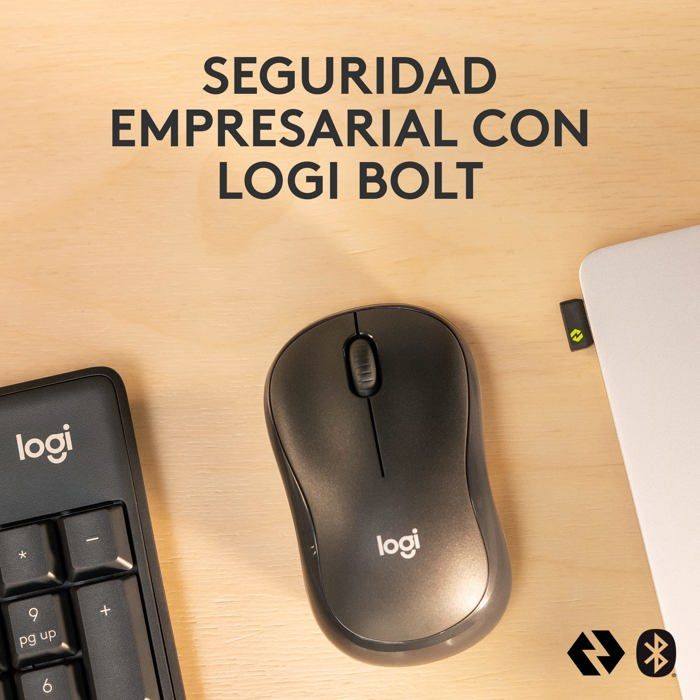 MK370 Combo for Business – Graphite, Clavier Espagnol QWERTY