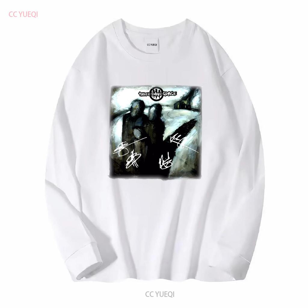 Hot Three Days Grace Album T Shirt Cotton Men S 5XL C848 Long Sleeves Vintage Washed Stretched Homme Fashion