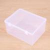 קופסת אחסון שקופה פרקטית מארגני אחסון מפלסטיק שקוף עם מכסה מתנה