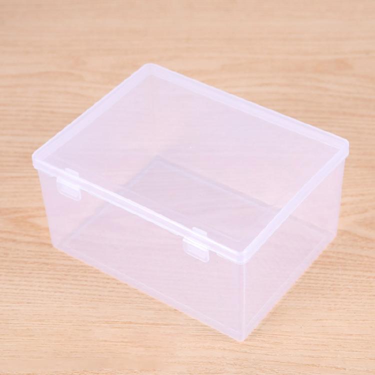 קופסת אחסון שקופה פרקטית מארגני אחסון מפלסטיק שקוף עם מכסה מתנה