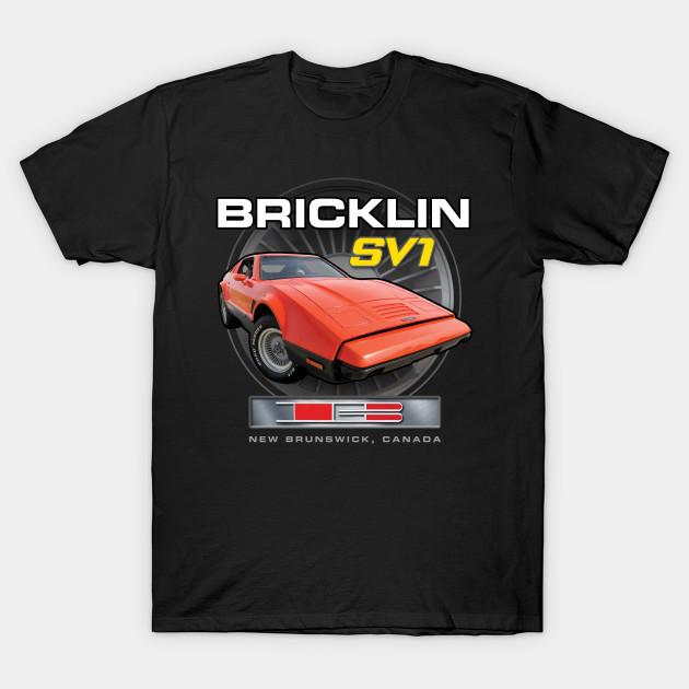 

Men Black Print T-shirt Bricklin Sv1 - Defunct Sportcar Manufacturer - Cult Classic Car No-Cut Transfer Paper Print Cotton Tshirt 3XL чорний
