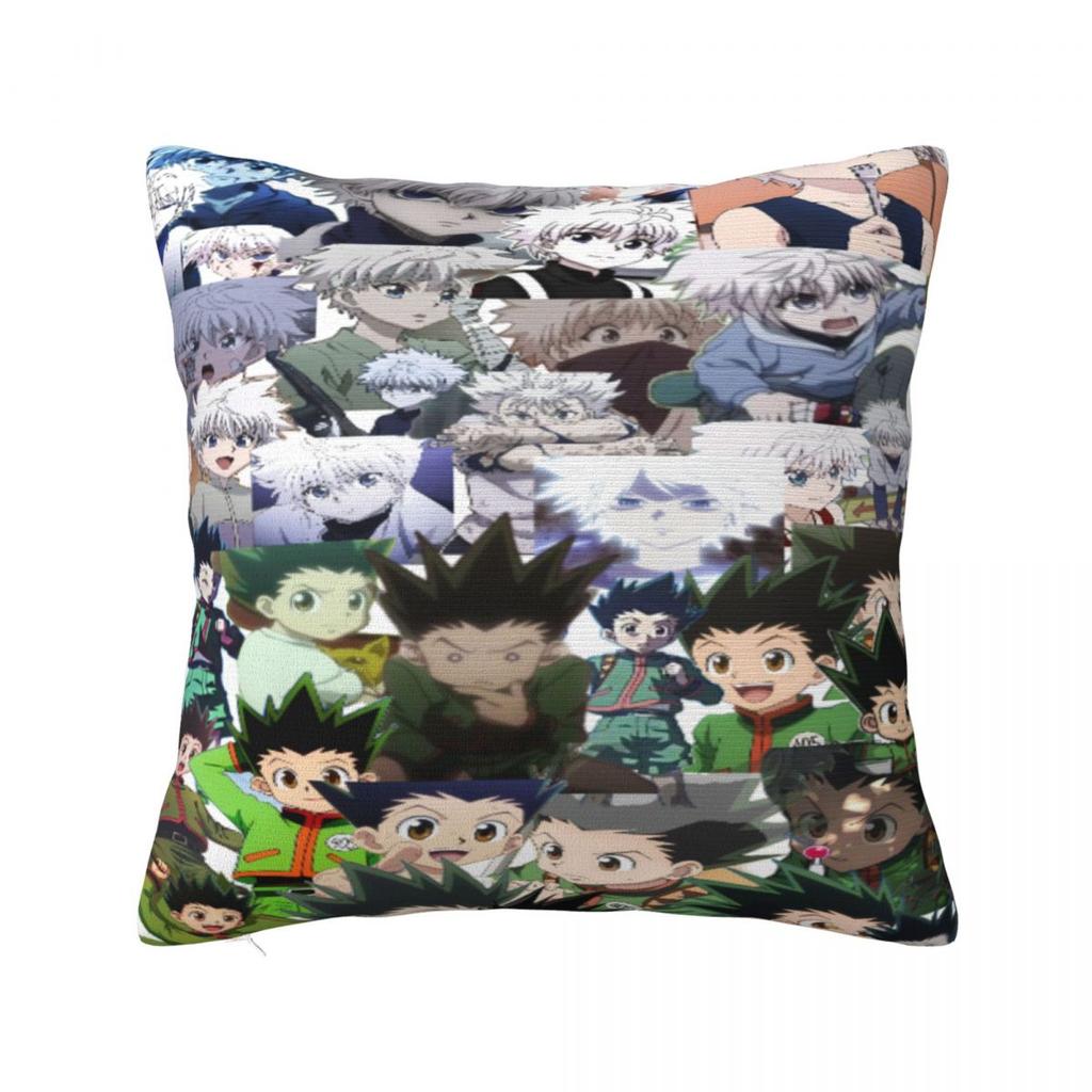 Home Decoration HXH Gon And Killua Hunter Pillowcase Merch Pillow Cover Square Multi Size