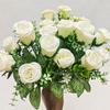 Peace Rose Artificial Floral Bouquet Decoration
