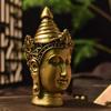 Golden Buddha Statue Buda Sculptures Resin Indoor Fengshui Figurines India Thailand Buddhism Home Decor Art Crafts for Interior