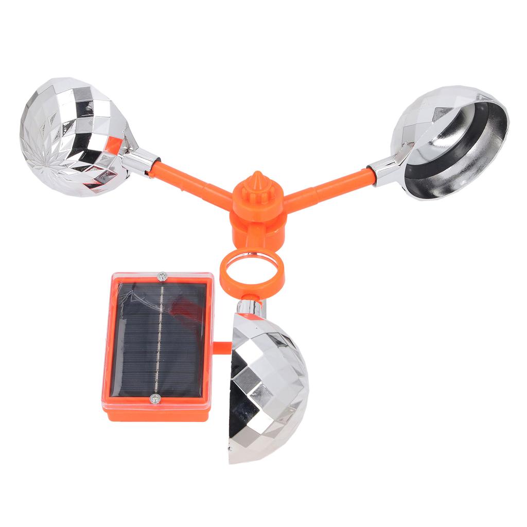 Vögel Abwehr Mittel 2 in 1 Visueller und Akustischer Abschrecker 360 Grad Drehbarer Reflektierender Vogel