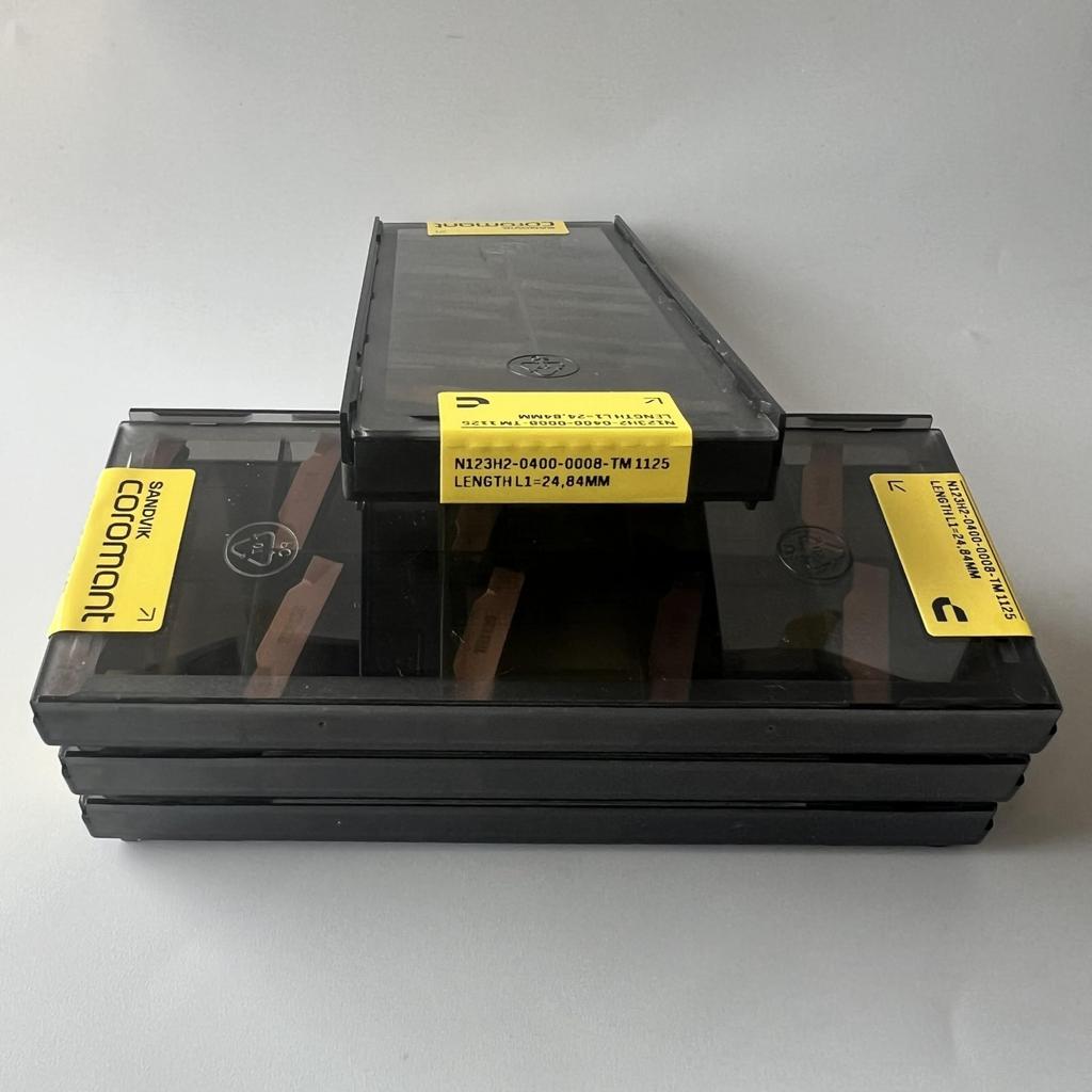 SANDVIK / N123H2-0400-0008-TM 1125 / Original Swedish hard alloy blade 10 Pcs