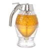 Honey Dispenser Pot Container Cup Juice Syrup Kettle Kitchen Bee Drip Rack Portable Storage Pot Transparent Container