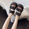 Fashion Block Heel Platform Open Toe Summer 2024 Women's Shoes White Footwear Sandals for Woman Slippers Original Anti Slip Hot Sandal H