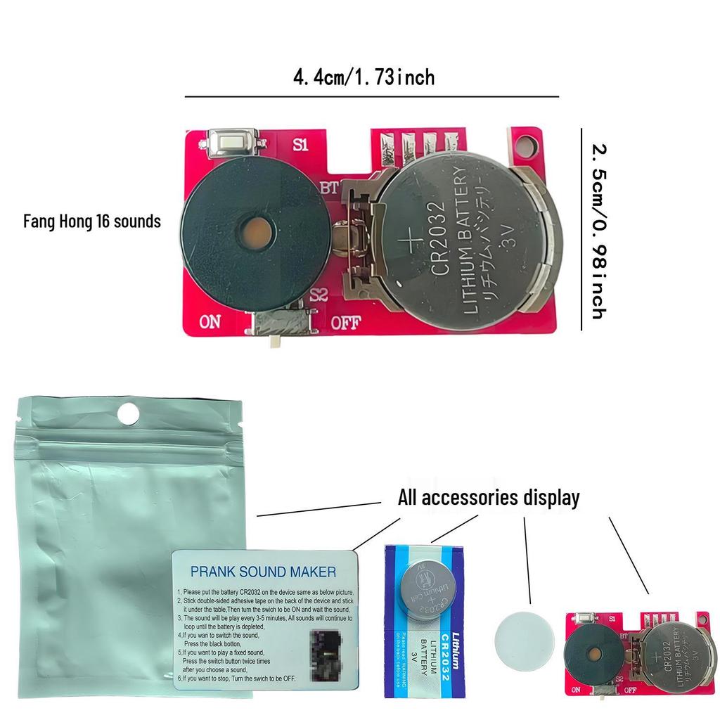 Cross-Border Exclusive Hidden Prank Noise Maker Stress Relief Toy
