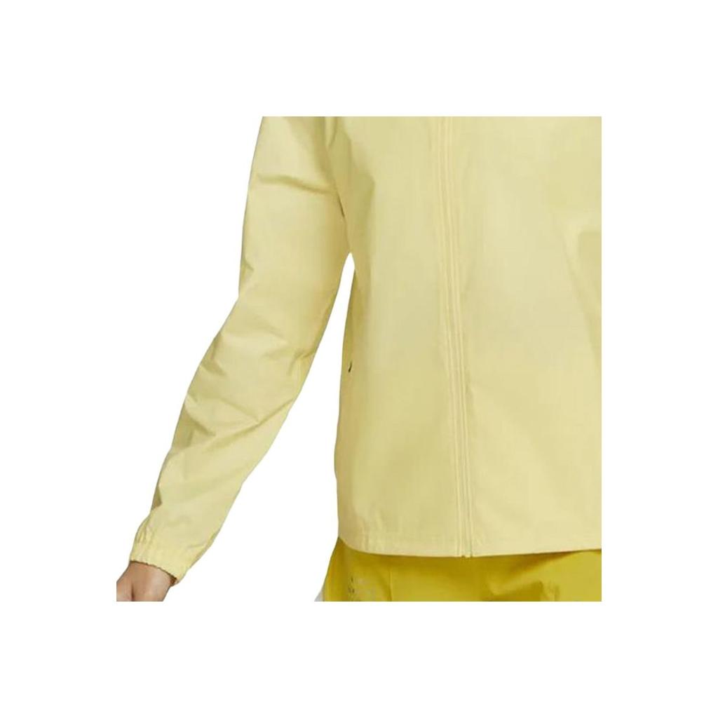Nike Essential Solid Color Zip-Up Hooded Jacket Women Jackets Yellow DX0319-706