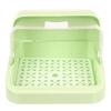 1pack Baby Bottle Box Storage Pp Dustproof Green For Parents