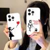 Graffiti Artist B-Banksy-S Phone Case Soft Transparent Case For IPhone 17 16 15 14 13 12 11 Pro Max Mini Plus Shockproof Cover C