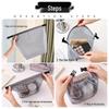 Waterproof Portable Large Capacity Toiletry Bag for Outdoor Travel and Gym