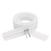 Dual-Head No. 3 White Invisible Nylon Zipper for Pillow Cases or Quilts