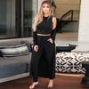 Southeast Asia 2025 Women's Slim Fashion European/American Set: Temperament Vest & Long Pants Three-Piece