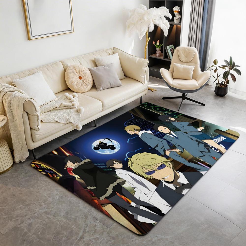Anime A Durarara Floor Mat Eco Flannel Doormat Non Slip Odorless Indoor Floor Rug Soft Short Plush Home Mat