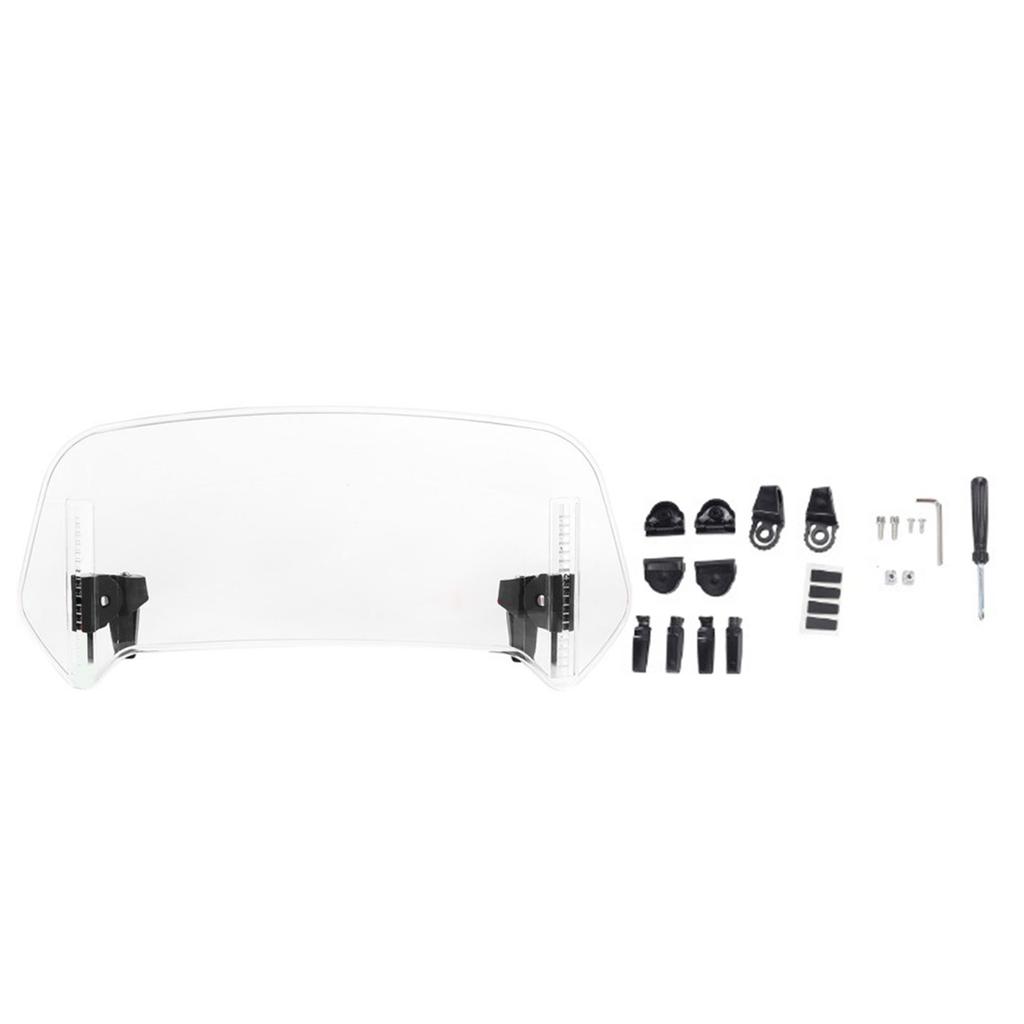 High Resistance Against Sand Motorcycles Windscreen Easy Carry Foldable Design for Commuters Tourers Outdoor Activities