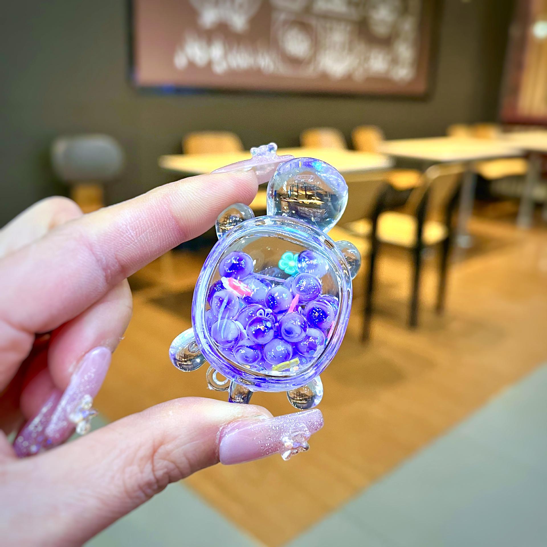 Светящийся зыбучий песок Мигающая черепаха Орнамент Слепая коробка Подставка для украшений