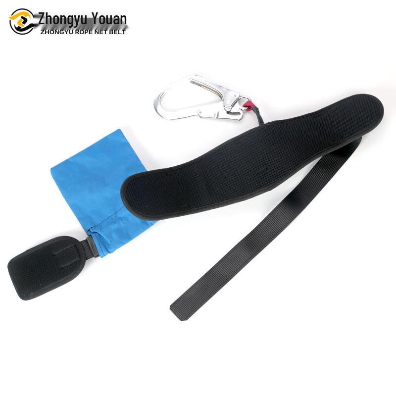 OLOMM Single Waist Retractable Safety Belt with Aluminum Hook