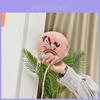 Adorable Korean Style Cartoon Print Round Bag For Girls Cute Coin Purse Accessory